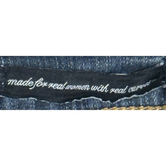 NYDJ Womens Jeans NOT YOUR DAUGHTER'S Denim Straight Designer Blue Size 12 - Picture 11 of 14